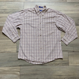 Pendleton Large Mens Broadway Cloth Long Sleeve Button‎ Down Shirt